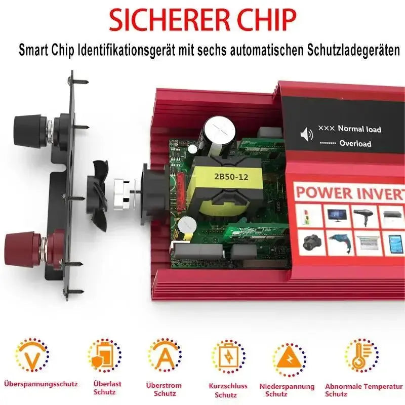 12v til 230v inverter (4000W) eller (3000W) nödstrøm.dk