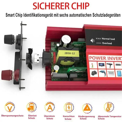 12v til 230v inverter (4000W) eller (3000W) nödstrøm.dk