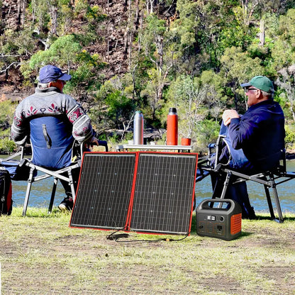 Fleksibel og foldbar solcellepanel (300W) Fra DOKIO nödstrøm.dk