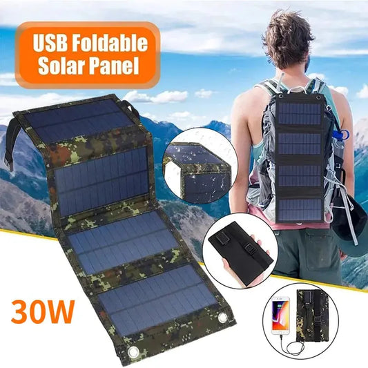 Foldbar solcelleoplader (bemærk 30w) Min butik