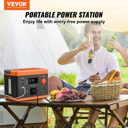 VEVOR Power Station 296Wh 300W din powerbank til alt nödstrøm.dk
