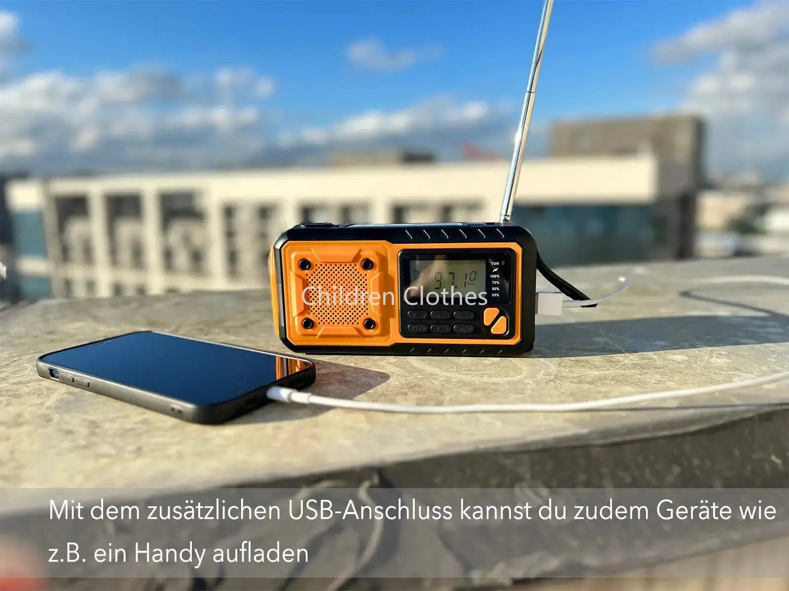 Multifunctional Hand Crank Solar USB Charging FM AM SW Radios Emergency LED Flashlight Torch 4000mAh Power for Camping nödstrøm.dk