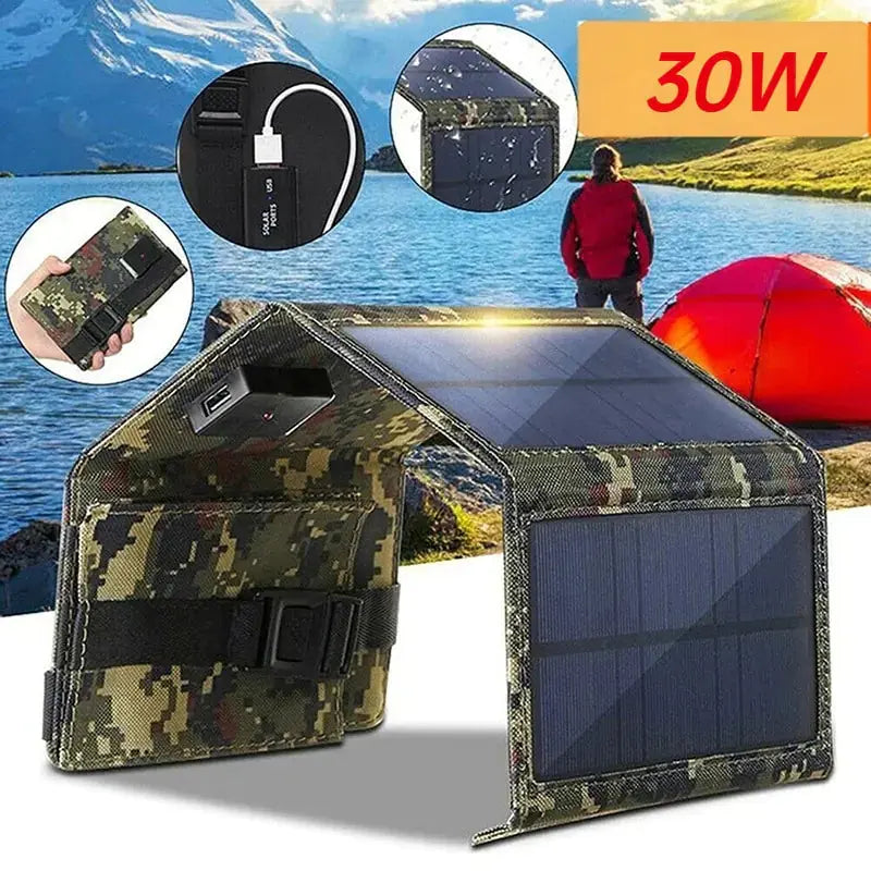 Foldbar solcelleoplader (bemærk 30w) Min butik